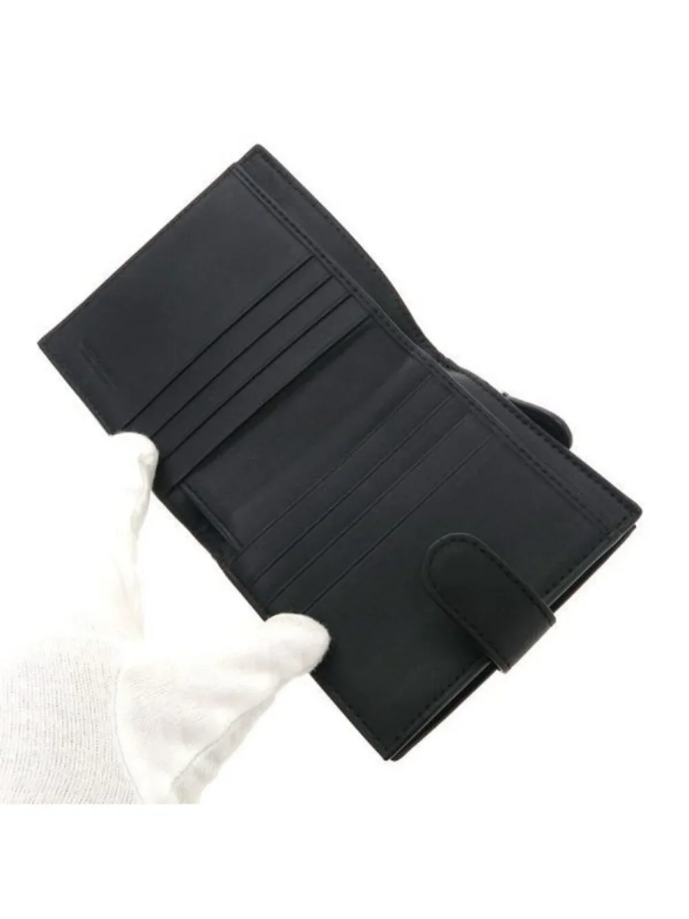 Bottega Veneta Intrecciato Bifold Compact Wallet Vintage